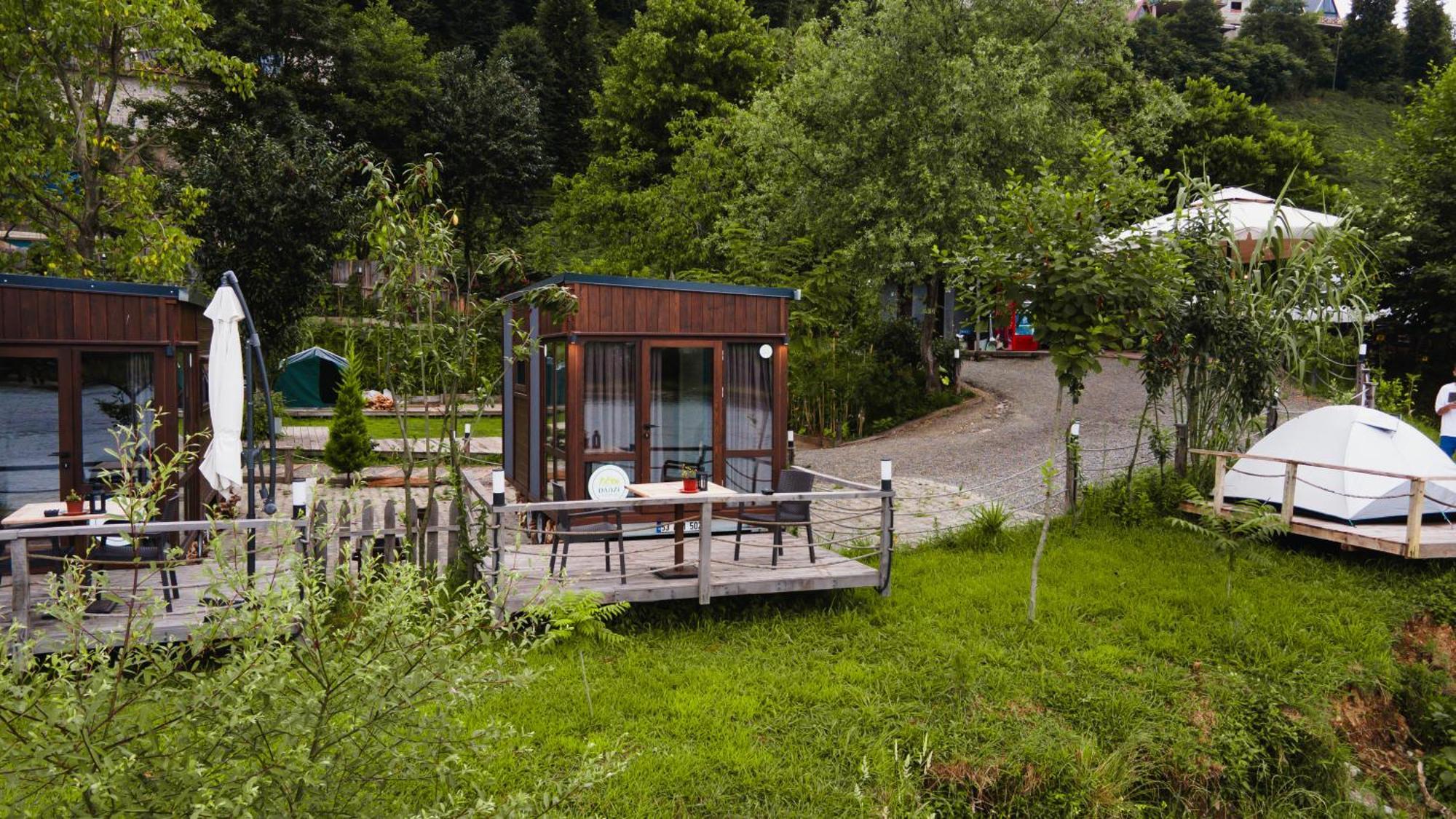 Danzi Camping Tiny House Hotel Rize Eksteriør billede